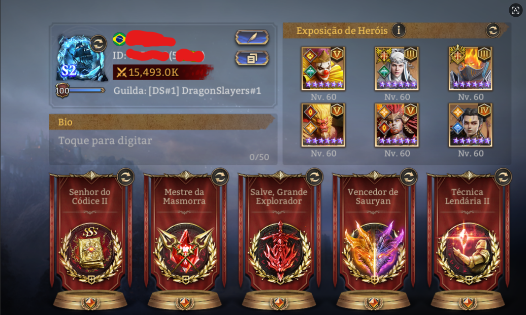 Conta Endgame top arena