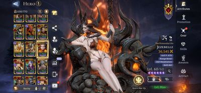 Conta end game com Eza5, Oren1 e Jezebel0