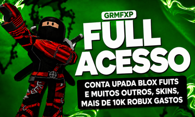 CONTA UPADA BLOX FUITS E MUITOS OUTROS, SKINS, MAIS DE 10K ROBUX GASTOS