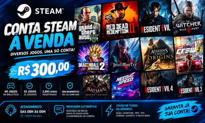 CONTA STEAM - JOGOS POPULARES