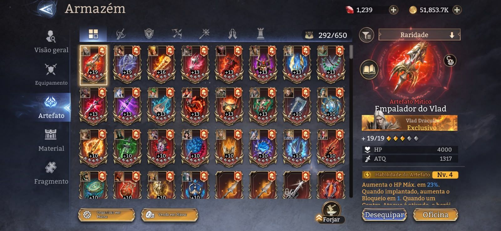 Conta LVL 89 Inicio MID GAME