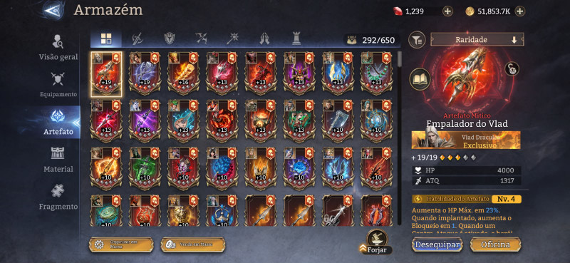 Conta LVL 89 Inicio MID GAME