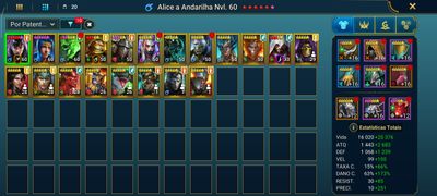 Anúncio de VENDO CONTA RAID: SHADOW LEGENDS LVL 46 | +40K DE ENERGIA ⚡ | 2.600 GEMAS 💎