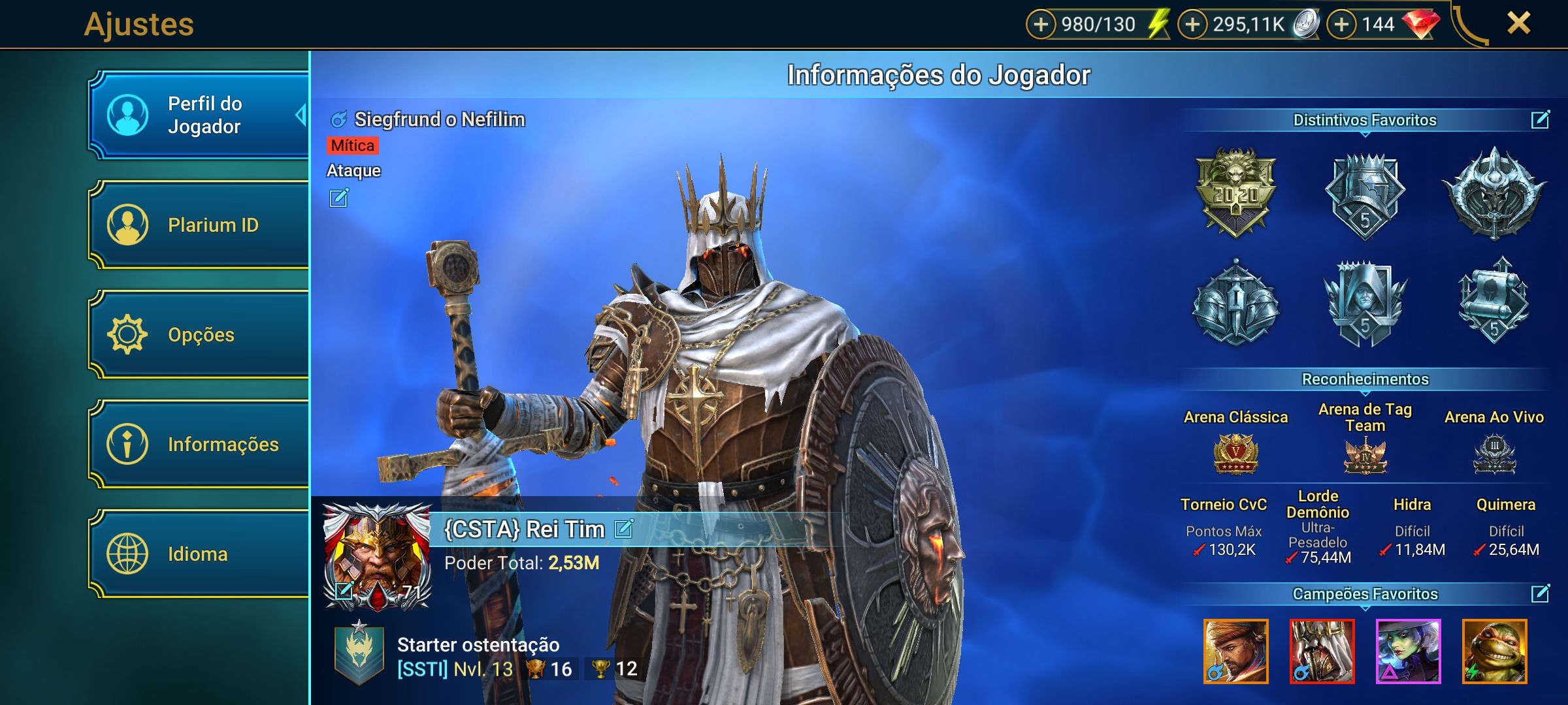 Vendo 2 Conta Raid top  bonecos míticos e lendários bons em ambas