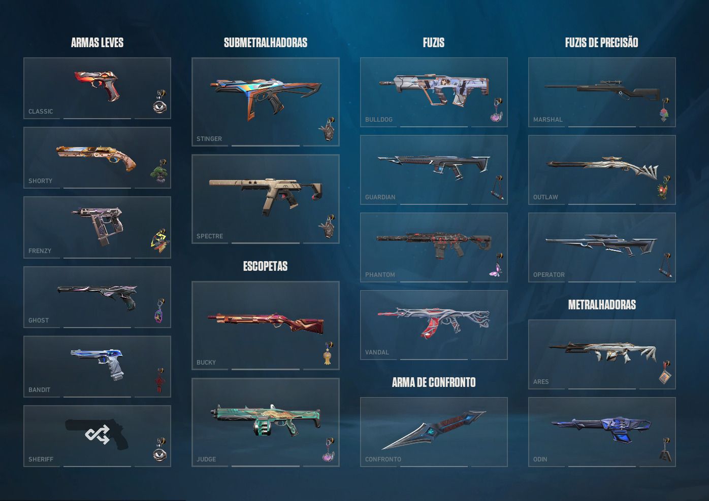 Conta Valorant Muita skin