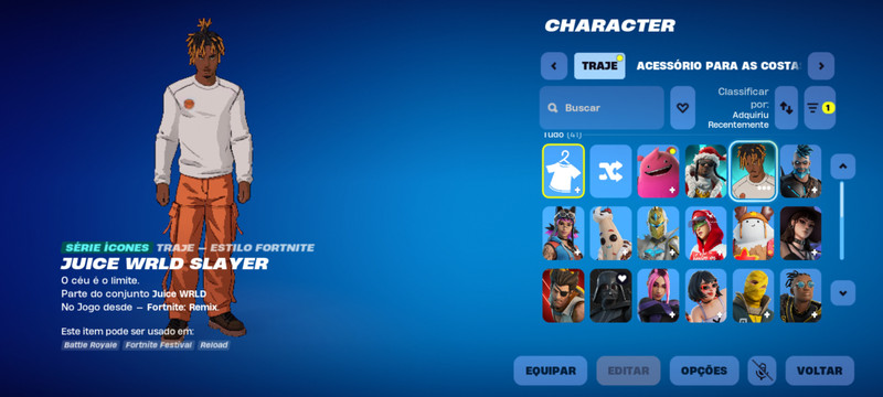 Conta de fortnite no preconho
