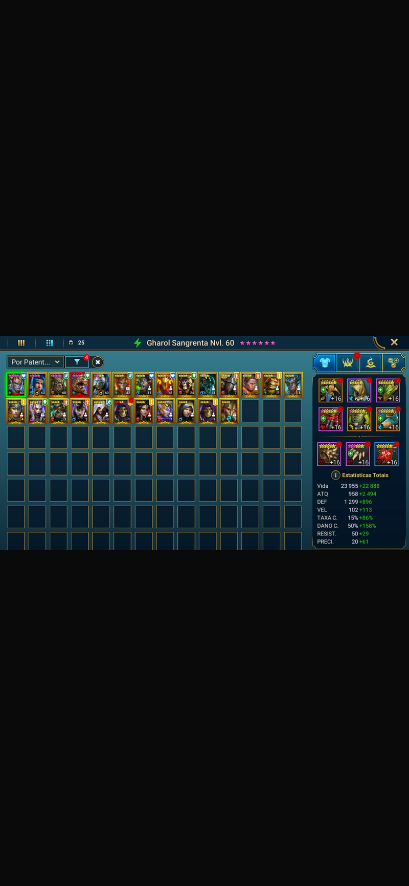 Conta RAID com 2 míticos e já fazendo CB ultra em 3 chaves