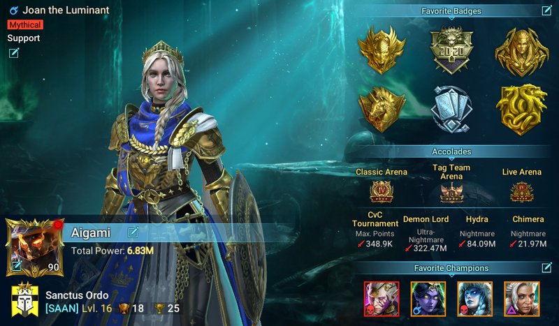 Conta MID Game com 6 míticos