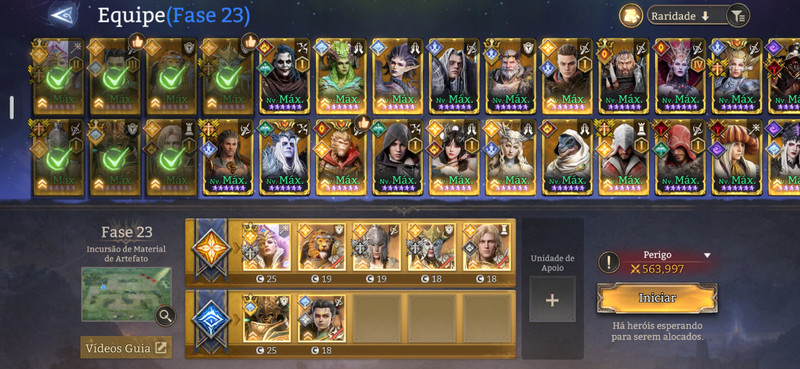 MID GAME 75 INGRID A2 + COLLAB AC INTEIRA A1 + CAINAN A1 + LORDE DEMONIO META