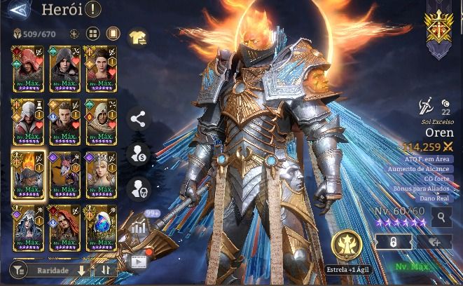 Watcher of Realms - Oportunidade!! Conta End Game foco em GvG