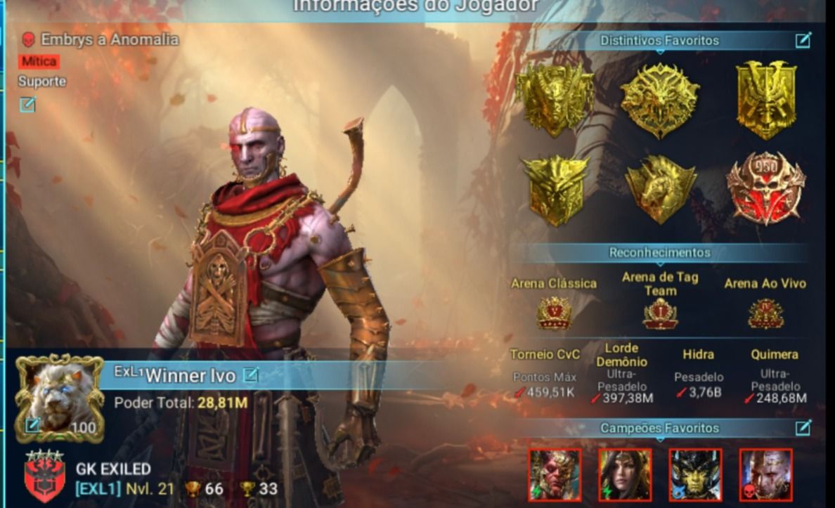 END GAME WN - 7 Míticos -TODO CONTEUDO FULL AUTO-  Ninja, titus, Marius, Wixwel, 2x Gnut