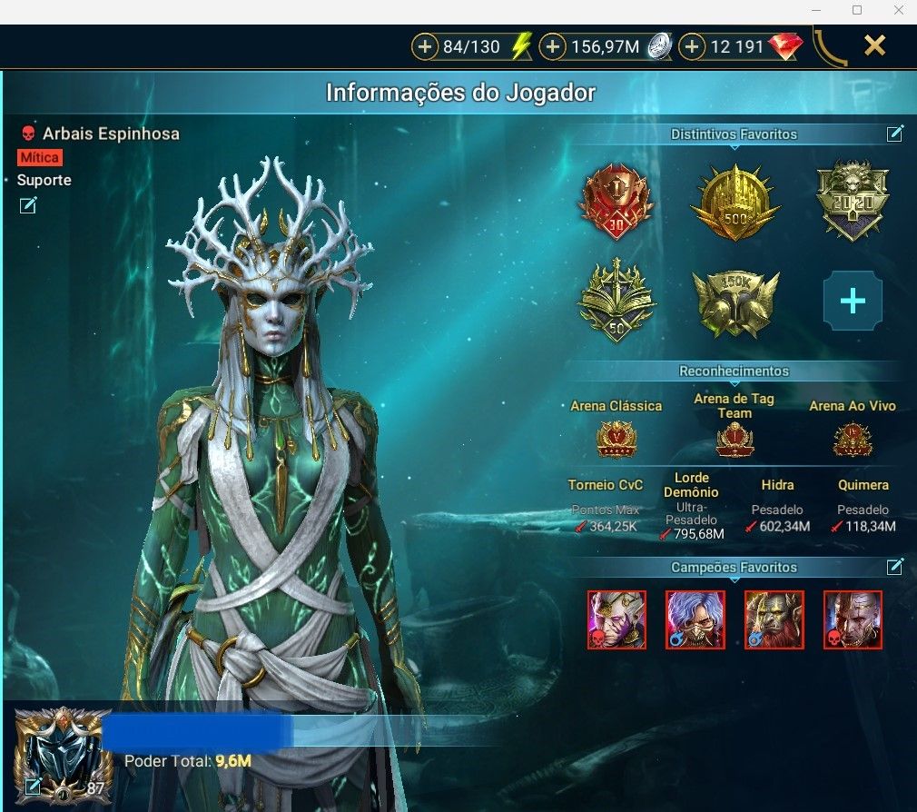 0036  Conta  Ent no End game PP - 8 MÍTICOS - 95 LENDÁRIOS