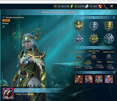 002 CONTA END GAME 21.8 PP 7 MÍTICOS INSANA