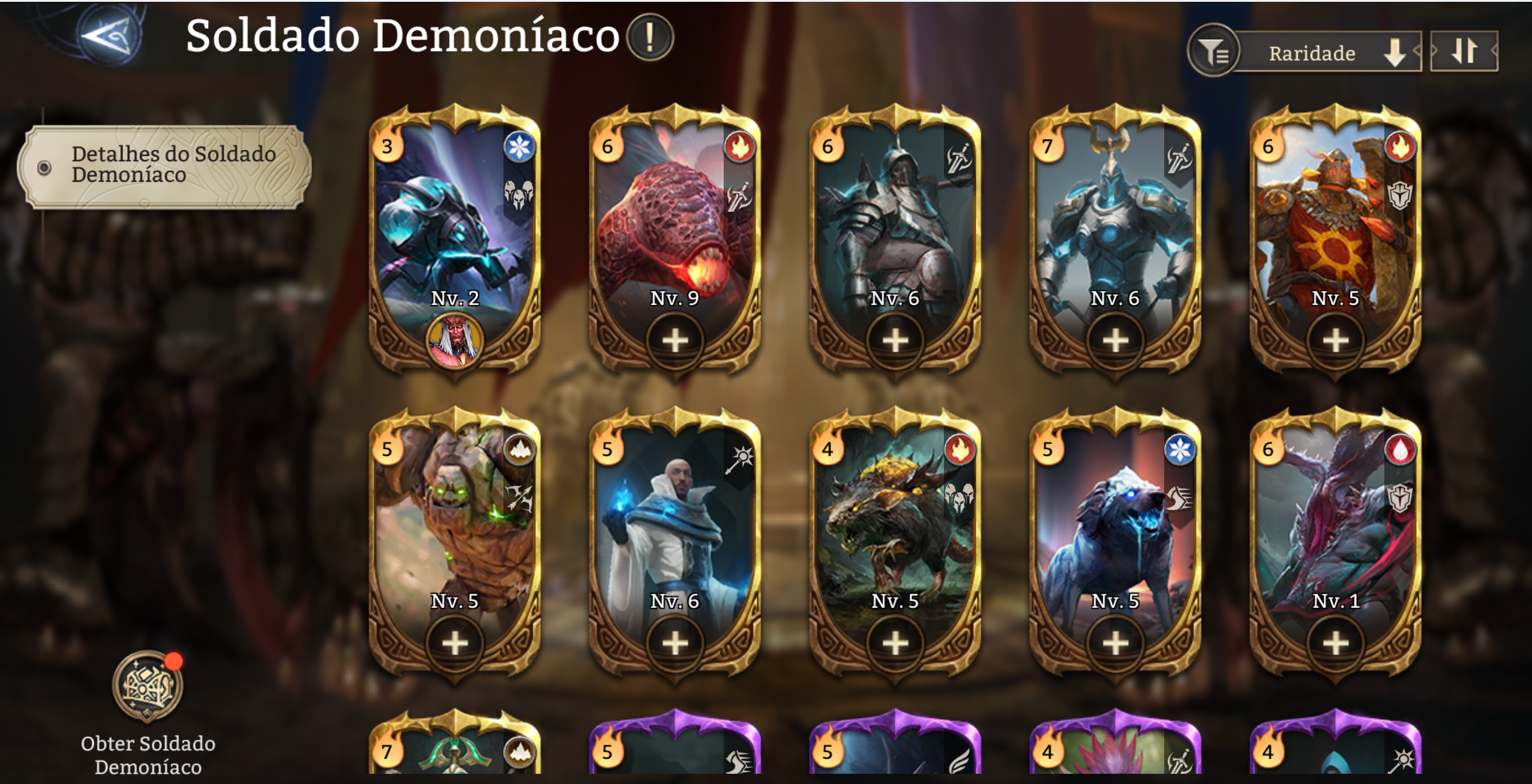 Anúncio de Conta End Game Watcher of Realms 1kxm
