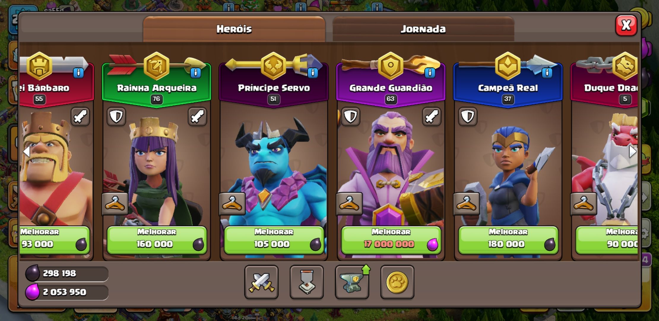 Conta clash of clans