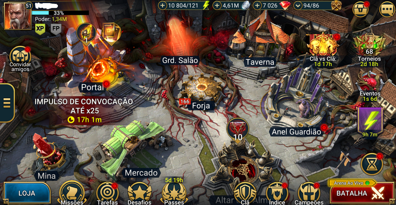 Conta Early game  - Raid Shadow Legends [Toshiro | Gnut | Varkos]