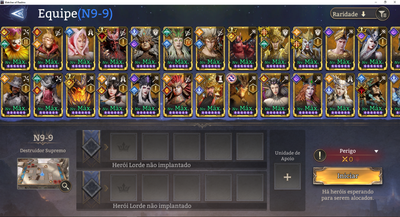 Conta LV67 Mid game Numera a4 Hex a2 e 58 lendarios