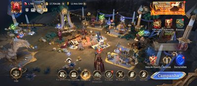 Anúncio de Conta mid/endgame com ótimos lordes novos e um preço bacana