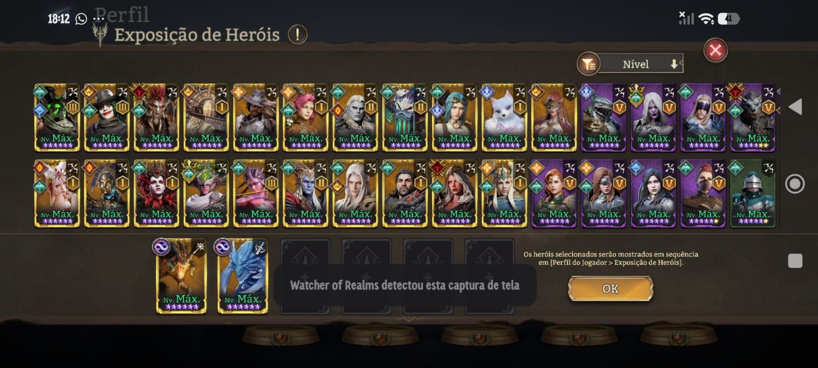 Watcher of realms conta endgame