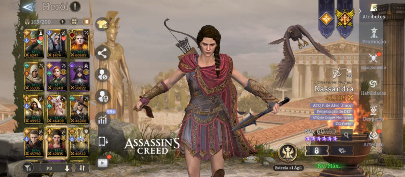 Excelente conta MIDGAME - Jezebelle + Kassandra d3 + Eivor d5