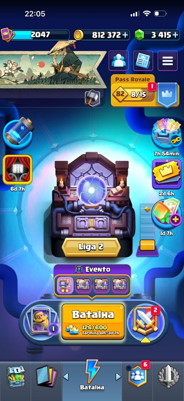 Conta Clash Royale Quase Full | Alto Nível e Progressão Avançada