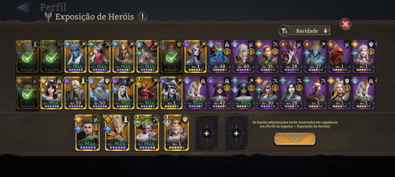 Conta Watcher of realms lv 42